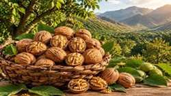 رشد ۳۰ درصدی تولید گردو  در باغات شهرستان طارم/ ثبت عملکرد مطلوب در بخش باغبانی